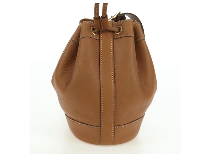 Hermès HERMES Borsa a Spalla Market TPM Pelle Marrone Oro Auth BA12269SAM D'oro - vista 3