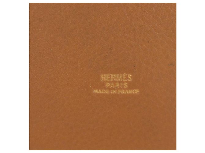 Hermès HERMES Borsa a Spalla Market TPM Pelle Marrone Oro Auth BA12269SAM D'oro - vista 6