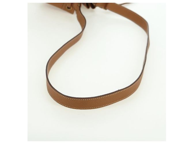 Hermès HERMES Borsa a Spalla Market TPM Pelle Marrone Oro Auth BA12269SAM D'oro - vista 8