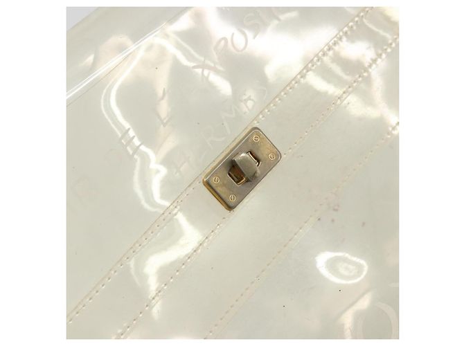 Hermès HERMES Borsa a Mano Kelly in Vinile Trasparente Auth 175855 - vista 18