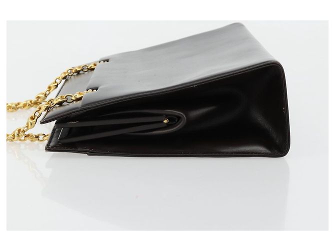 Borsa a spalla in pelle Gucci marrone oro Auth 175919 D'oro - vista 4