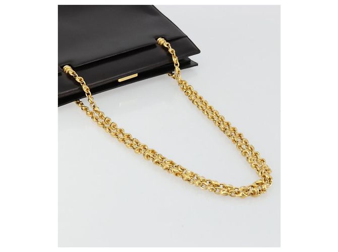 Borsa a spalla in pelle Gucci marrone oro Auth 175919 D'oro - vista 7