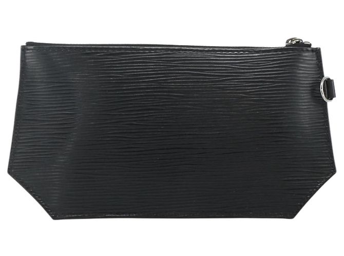 LOUIS VUITTON Epi Sherwood Sac Depaul Pouch 2 Set Nero LV Auth ka4153 - vista 3