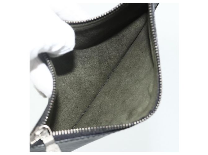 LOUIS VUITTON Epi Sherwood Sac Depaul Pouch 2 Set Nero LV Auth ka4153 - vista 9