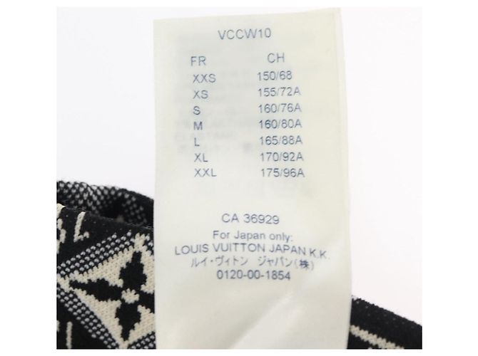 SAIA DE MALHA IMPRIMIDA 1854 LOUIS VUITTON USADA NAVY LV Auth 175993A Azul marinho - vista 11