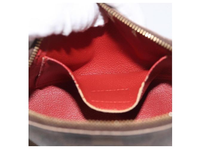 LOUIS VUITTON Pochette Cosmética PM Damier Ebene N47516 Auth LV 176763 - vista 11
