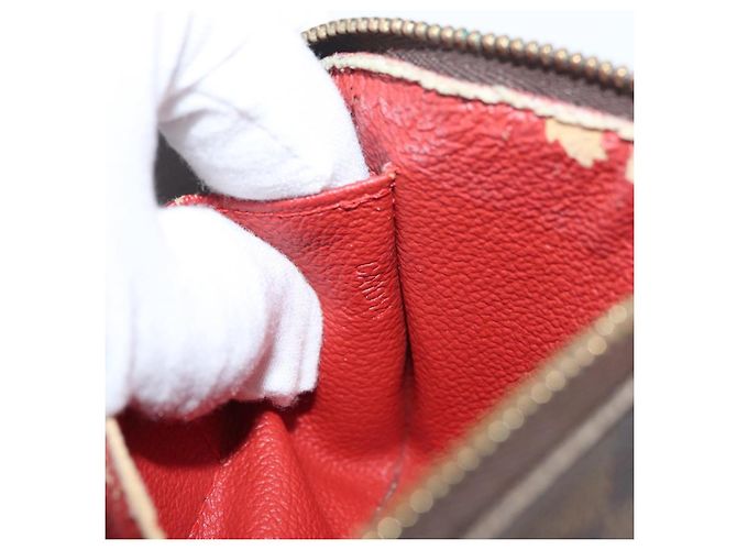 LOUIS VUITTON Pochette Cosmética PM Damier Ebene N47516 Auth LV 176763 - vista 12