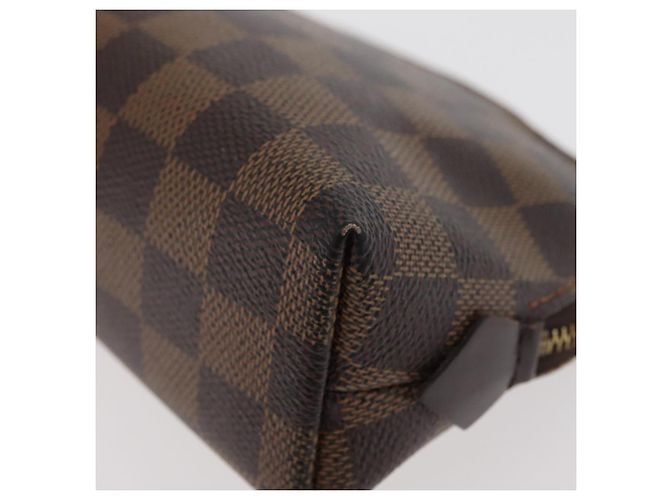 LOUIS VUITTON Pochette Cosmética PM Damier Ebene N47516 Auth LV 176763 - vista 14