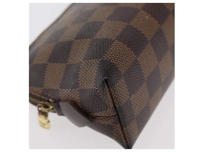 LOUIS VUITTON Pochette Cosmética PM Damier Ebene N47516 Auth LV 176763 - vista 7