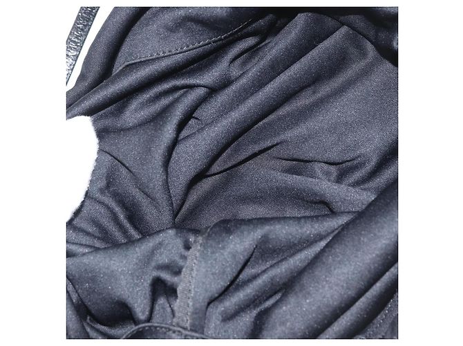 FENDI Schultertasche Nylon Schwarz Silber Authentisch ep14422 - Ansicht 11