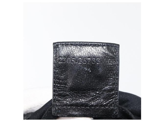 FENDI Schultertasche Nylon Schwarz Silber Authentisch ep14422 - Ansicht 12