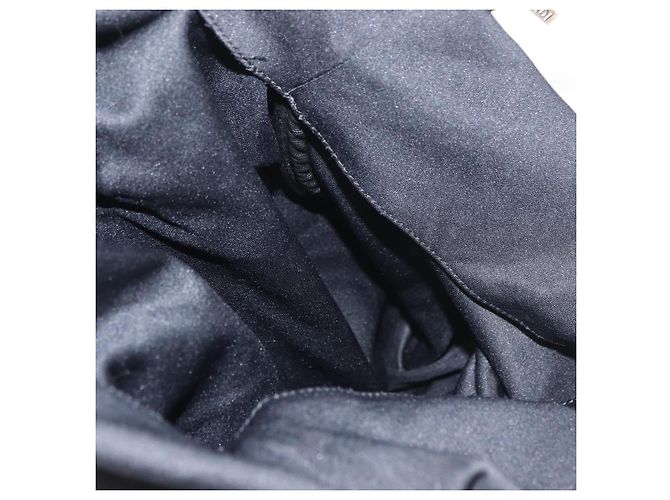 FENDI Schultertasche Nylon Schwarz Silber Authentisch ep14422 - Ansicht 19