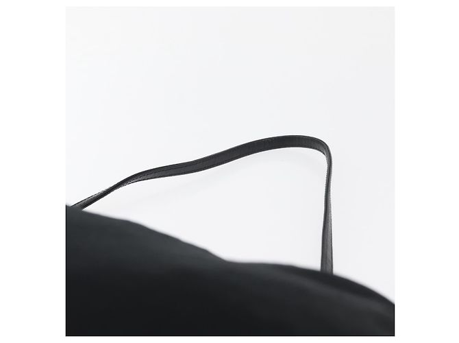 FENDI Schultertasche Nylon Schwarz Silber Authentisch ep14422 - Ansicht 8