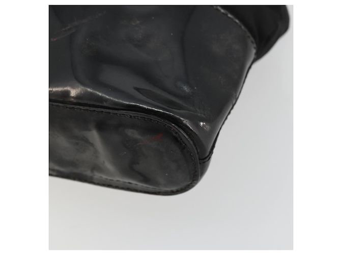 PRADA Borsa a mano in nylon nero argento Auth bs34484 - vista 15