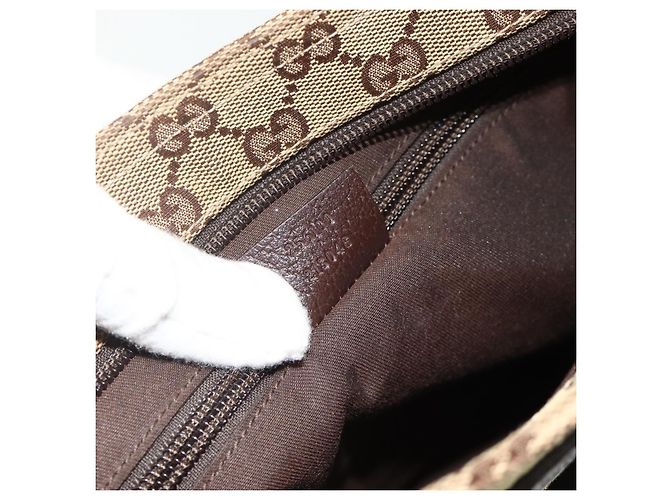 Sac à bandoulière GG Canvas GUCCI Beige Marron 256100 Auth ep14187 - vue 12