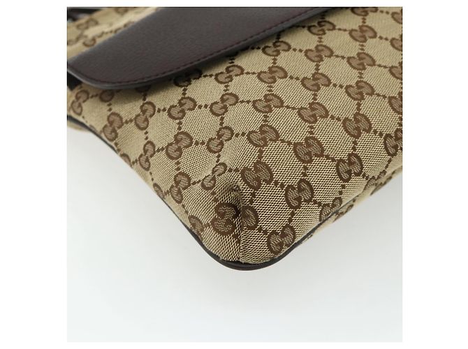Sac à bandoulière GG Canvas GUCCI Beige Marron 256100 Auth ep14187 - vue 14