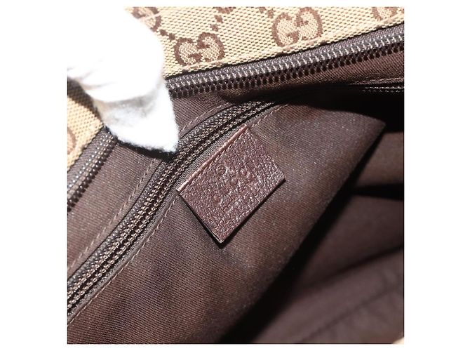 Sac à bandoulière GG Canvas GUCCI Beige Marron 256100 Auth ep14187 - vue 18