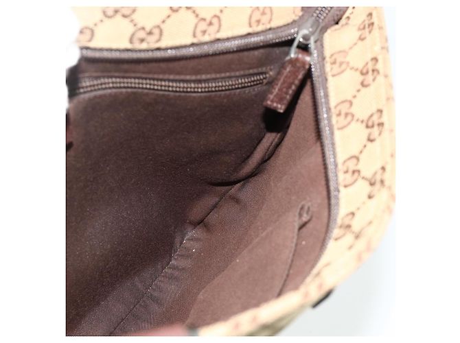Sac à bandoulière GG Canvas GUCCI Beige Marron 256100 Auth ep14187 - vue 19