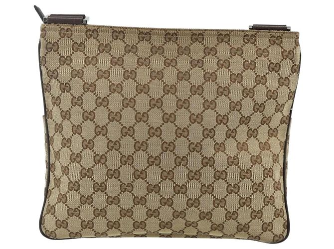 Sac à bandoulière GG Canvas GUCCI Beige Marron 256100 Auth ep14187 - vue 2