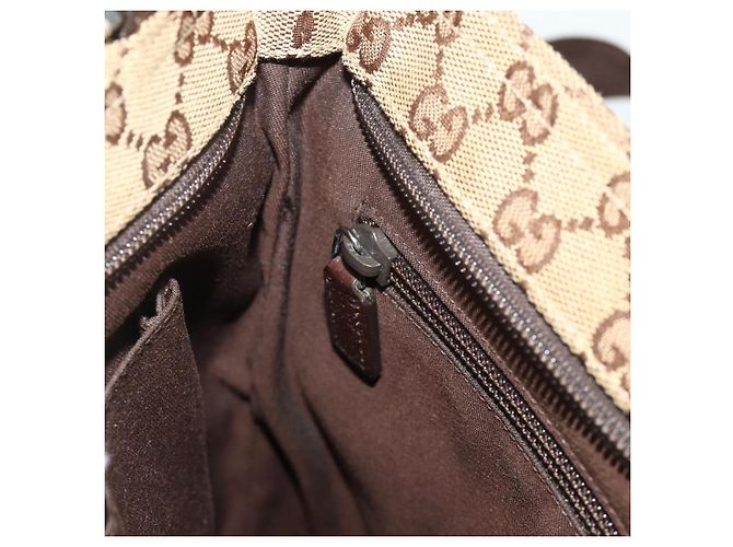 Sac à bandoulière GG Canvas GUCCI Beige Marron 256100 Auth ep14187 - vue 21
