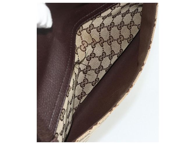 Sac à bandoulière GG Canvas GUCCI Beige Marron 256100 Auth ep14187 - vue 23