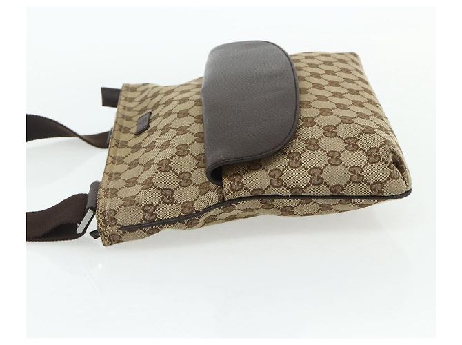 Sac à bandoulière GG Canvas GUCCI Beige Marron 256100 Auth ep14187 - vue 3