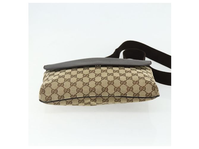 Sac à bandoulière GG Canvas GUCCI Beige Marron 256100 Auth ep14187 - vue 5