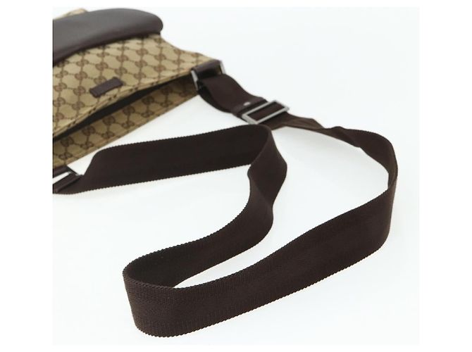 Sac à bandoulière GG Canvas GUCCI Beige Marron 256100 Auth ep14187 - vue 7
