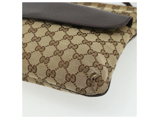Sac à bandoulière GG Canvas GUCCI Beige Marron 256100 Auth ep14187 - vue 9