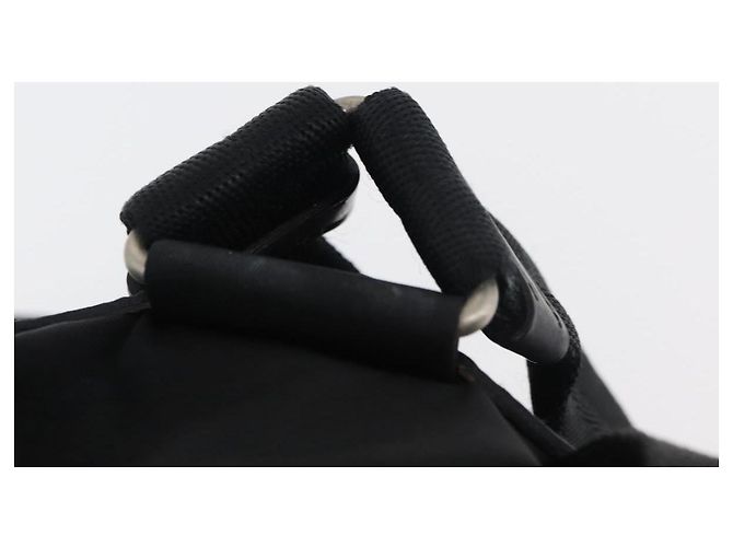 PRADA Backpack Nylon Black Silver Auth 175963 Silvery - view 15
