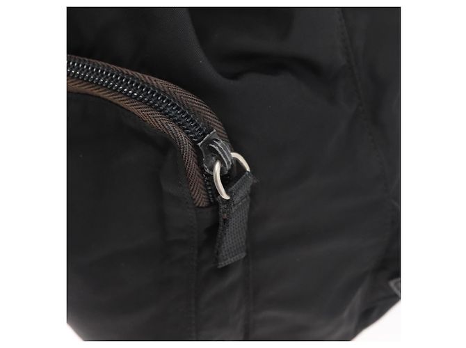PRADA Backpack Nylon Black Silver Auth 175963 Silvery - view 24
