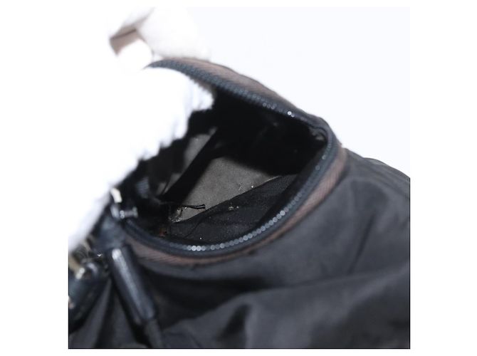 PRADA Backpack Nylon Black Silver Auth 175963 Silvery - view 30