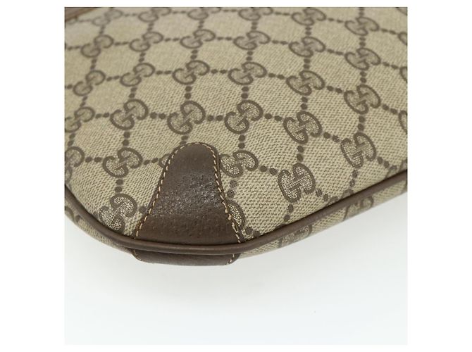 Borsa Sherry Line GG Supreme Web di GUCCI in PVC Beige Rosso 904 02 026 Auth 176680 - vista 15