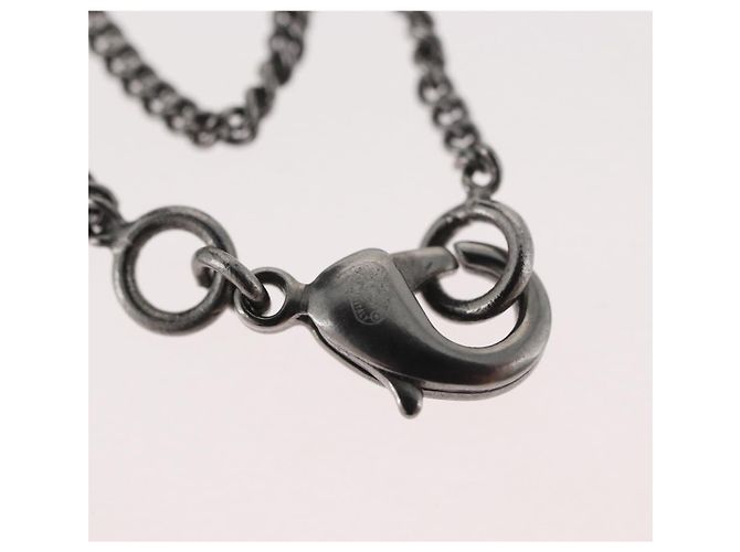 Collana in metallo CHANEL COCO Mark nera CC Auth 176078A Nero - Ansicht 12