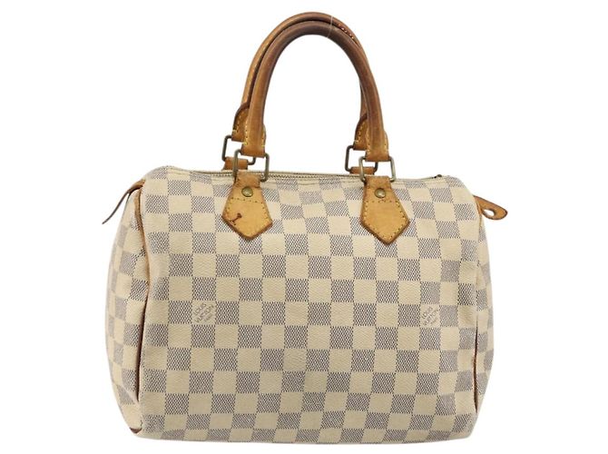 LOUIS VUITTON Borsa a Mano Speedy 25 Damier Azur N41534 LV Auth bs34499 - vista 13