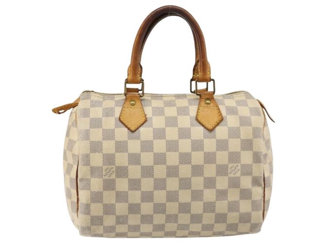 LOUIS VUITTON Borsa a Mano Speedy 25 Damier Azur N41534 LV Auth bs34499 - vista 2