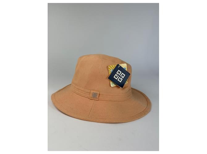 Cappello bucket vintage Givenchy in cotone pesca Rosa - vista 12