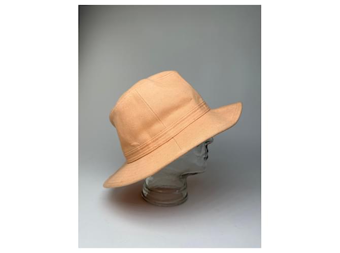 Cappello bucket vintage Givenchy in cotone pesca Rosa - vista 4