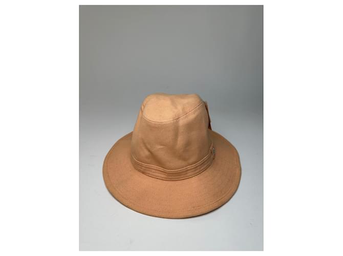 Cappello bucket vintage Givenchy in cotone pesca Rosa - vista 5
