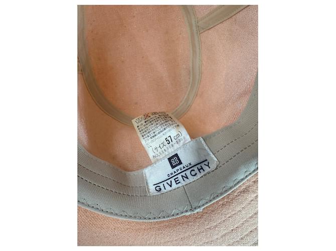 Cappello bucket vintage Givenchy in cotone pesca Rosa - vista 7