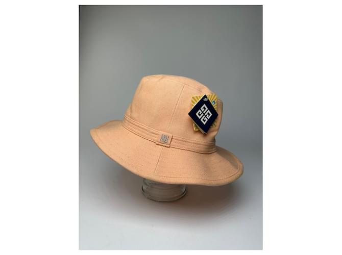 Cappello bucket vintage Givenchy in cotone pesca Rosa - vista 9