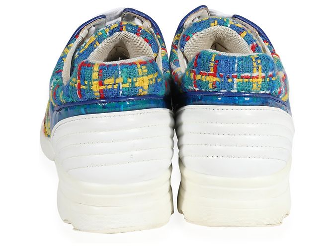Sneakers in tweed PVC multicolore Chanel 17S 40.5 - vista 2