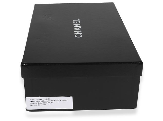 Sneakers in tweed PVC multicolore Chanel 17S 40.5 - vista 5