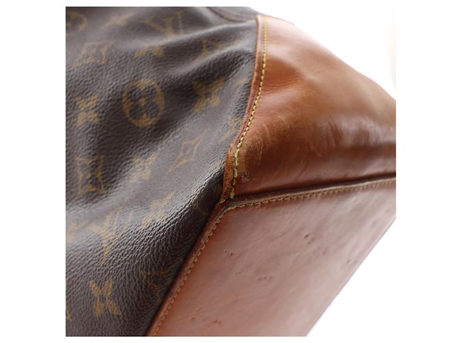 Borsa a Spalla Cabas Mezzo Monogram Louis Vuitton in Marrone M51151 - vista 10