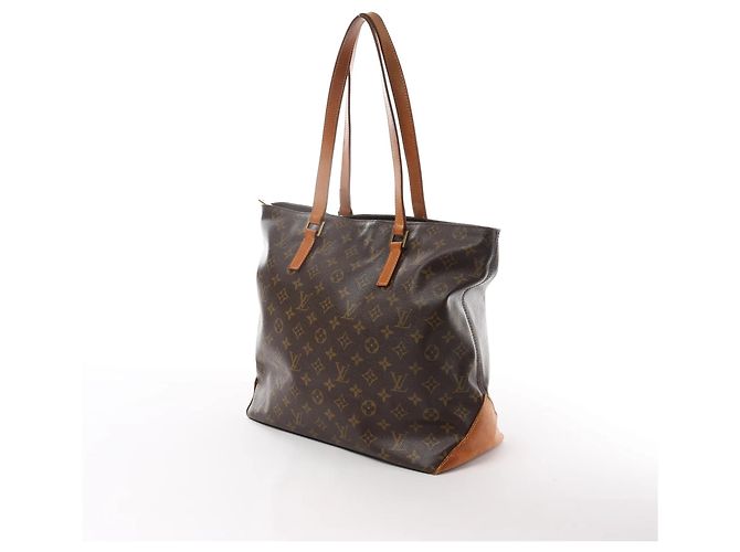 Borsa a Spalla Cabas Mezzo Monogram Louis Vuitton in Marrone M51151 - vista 2