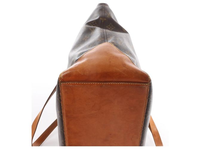 Borsa a Spalla Cabas Mezzo Monogram Louis Vuitton in Marrone M51151 - vista 9