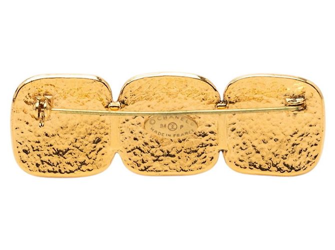 Spilla Vintage Coco Mark di Chanel D'oro - vista 2