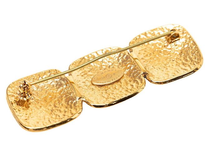 Spilla Vintage Coco Mark di Chanel D'oro - vista 3