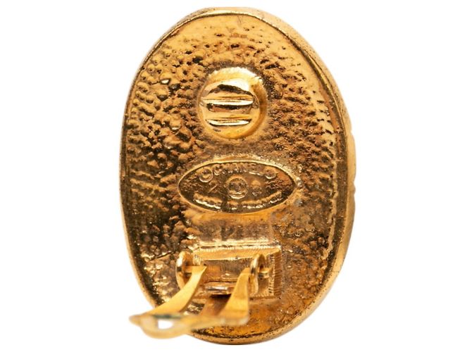 Timeless Vintage Ohrringe Chanel Coco Mark Crown Golden - Ansicht 3