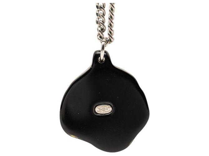 Collana Camelia in Strass Coco Mark di Chanel Nero - vista 2